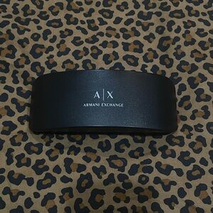 Armani Exchange Clamshell Case Black